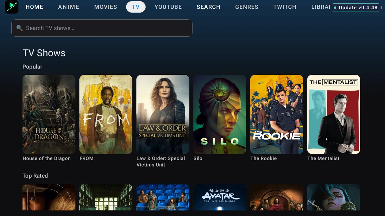 Viewmaxxing TV catalog